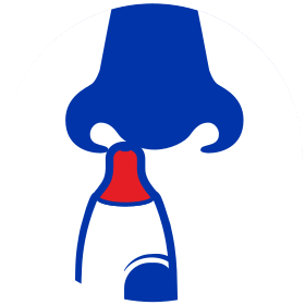 Vložte trysku do nosa - Kratšia a zaoblená tryska je pri použití príjemnejšia a znižuje riziko poranenia.